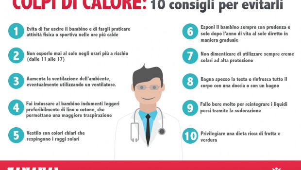 Colpi di Calore: regole BambinGesù